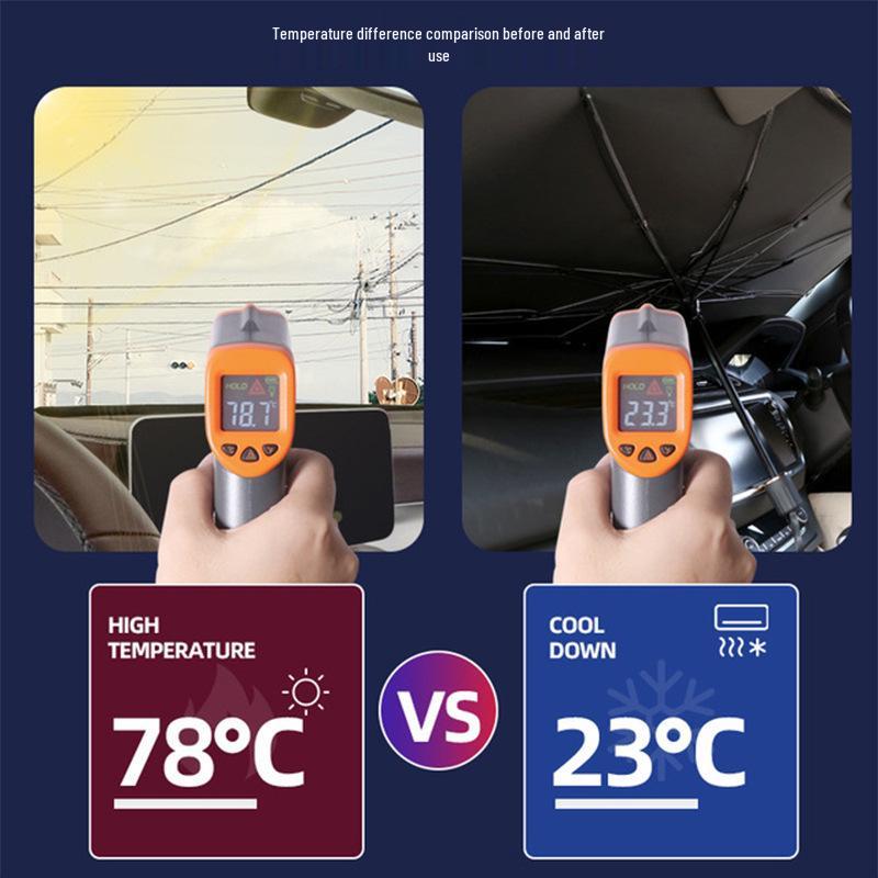 Car Sunshade Umbrella - Interior Windshield Sun Protection