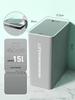 Luxury High-Style Trash Can with Lid for Bathroom, Kitchen, and Bedroom