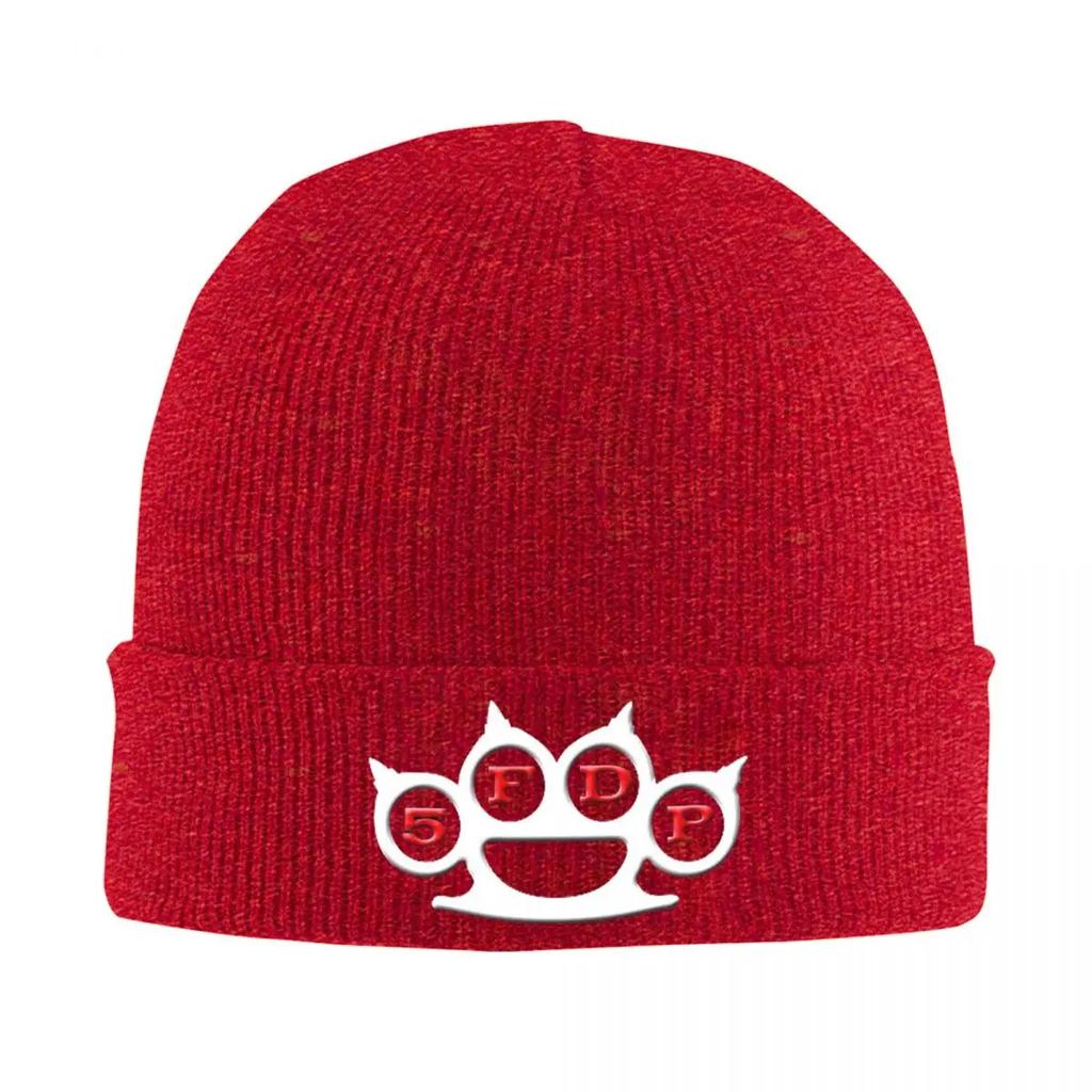 Five Finger Death Punch Warm Knitted Cap Winter Knit Bonnet Hat Skullies Beanies Hip Hop Caps for Unisex