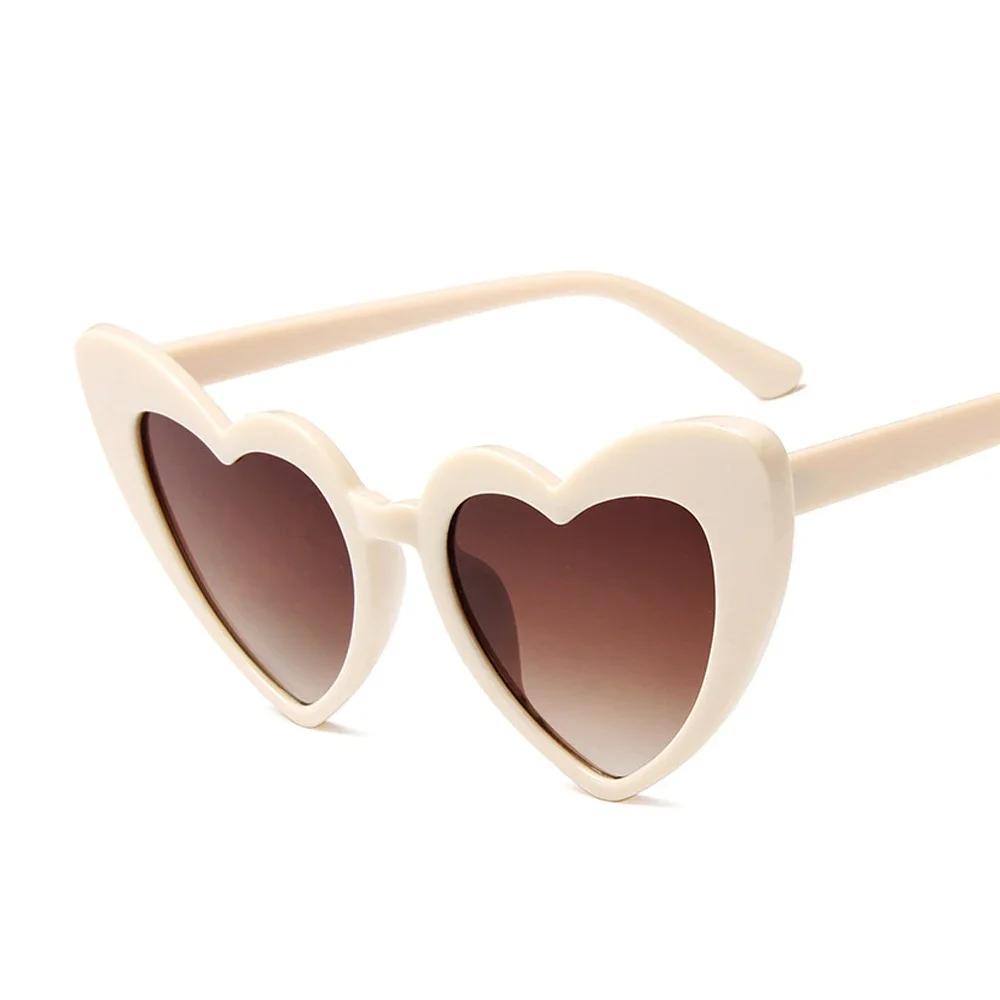 1Pc Retro Love Heart Shaped Sunglasses For Women Fashion Love Heart Sunglasses Uv400 Protection Eyewear Goggle
