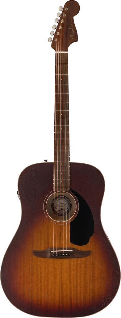 Fender Redondo Special Pau Ferro Black Honey with Soft Case Acoustic-Electric Guitar, Fingerboard, Pickguard, Burst,