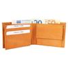 Portefeuille homme - EXCELLANC - Wissam - cuir vache marron - format horizontal - 6 emplacements cartes