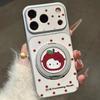Apple Headgear Cat Is Suitable for Apple 11promax Mobile Phone Case Rotating Magnetic Suction Bracket Huawei Xiaomi 11vivo