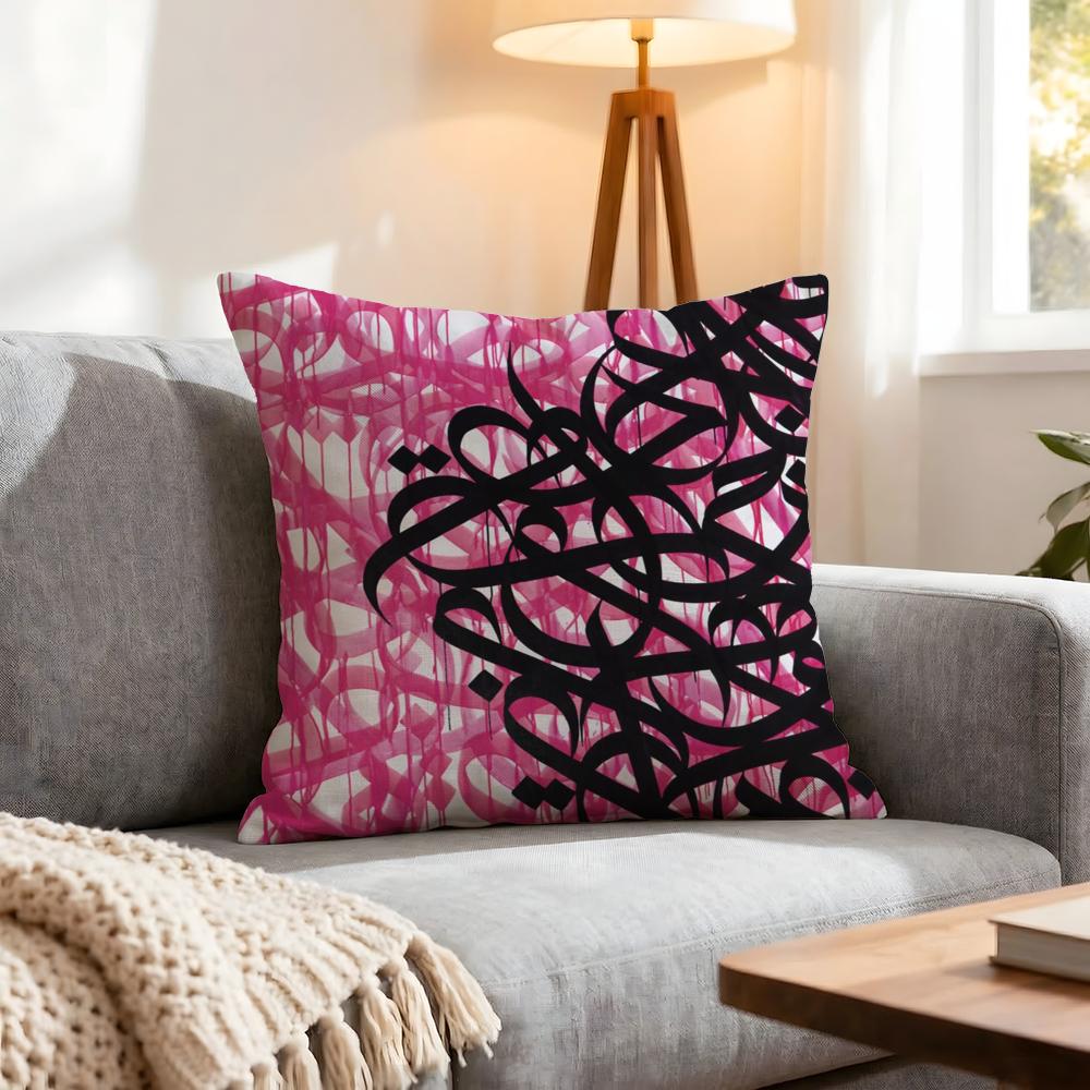 Art Pokra Lampa Art Cushion Cover 1Pcs Decorative Covers Soft Cushion Case For Sofa Couch Decor 40X40 45X45 Pillowcases