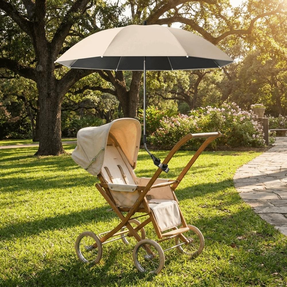 Met Klem UV-Bescherming Paraplu Verstelbare Kinderwagen Paraplu Zon Bescherming