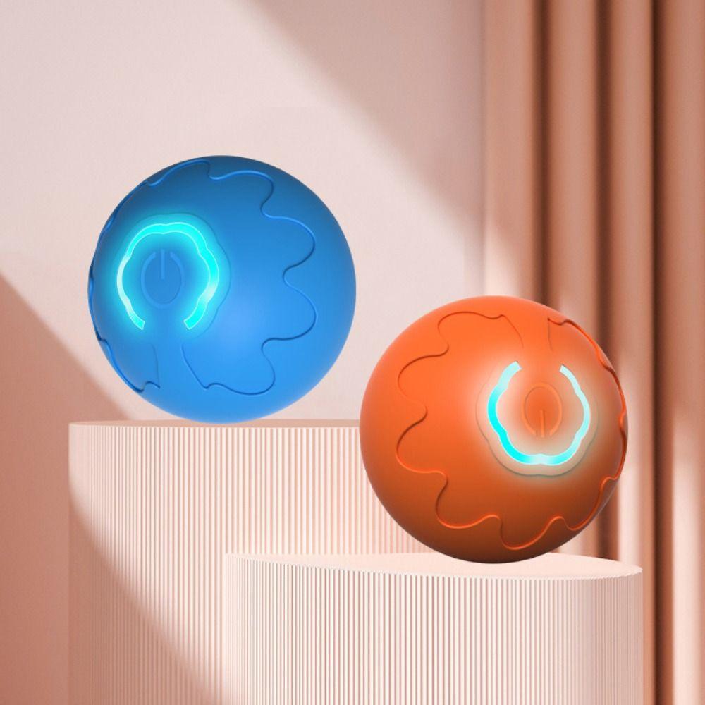 LED Interactive Rolling Cat Ball Toy USB Rechargeable Cat Toy Ball for Small And Medium Dogs