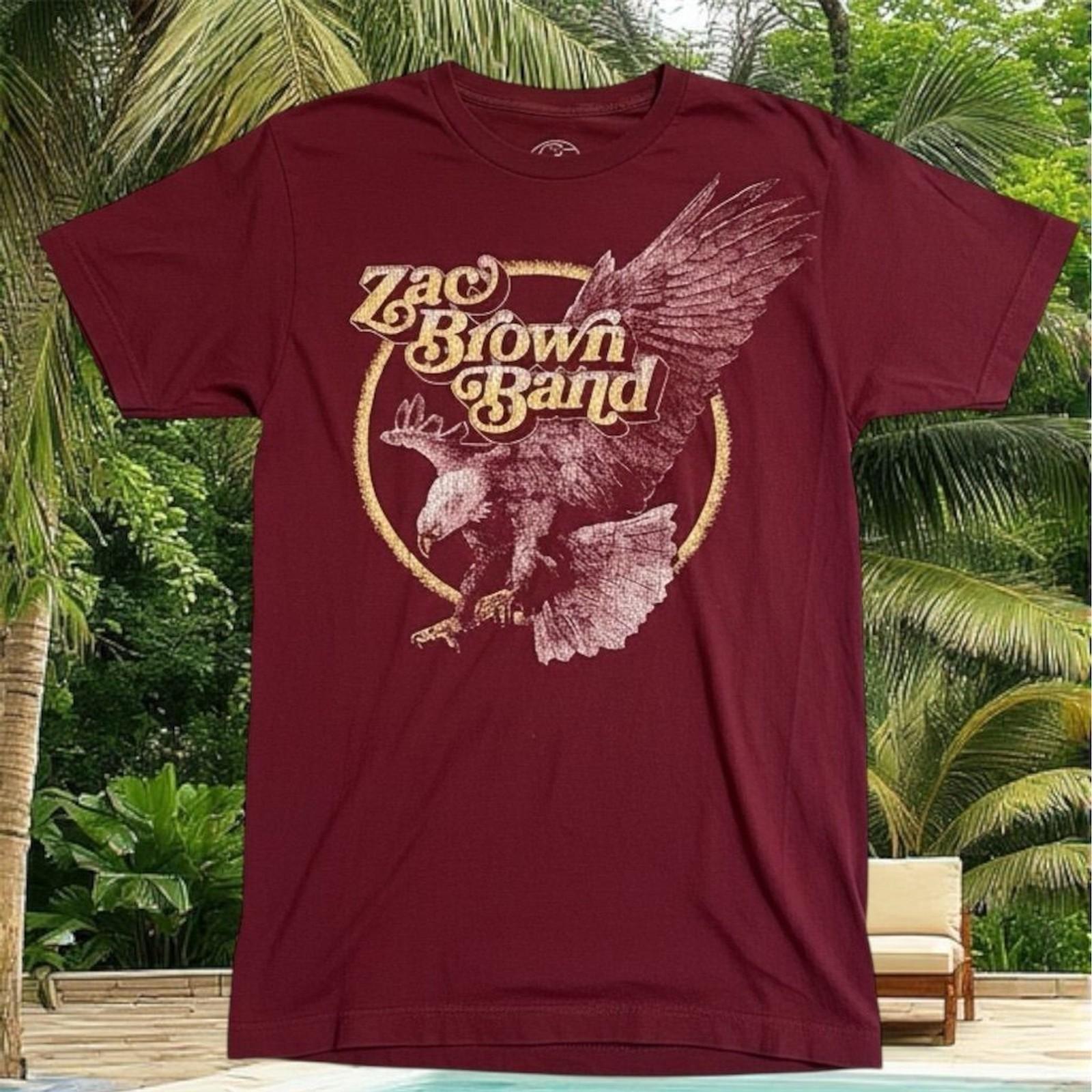 Zac Brown Band Country Music Unisex T-Shirt Multicolor Graphic Print Size M M