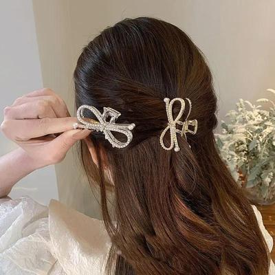 Personalisierte Universum Planet Haarspange Metallspange Schmuck Haaraccessoires Koreanische Imitation Perle Haarspange