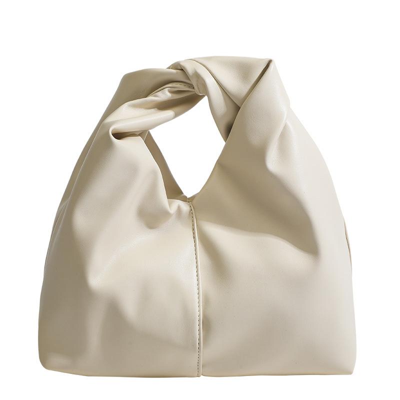 Women'S Bag Versatile Dumpling Bag Premium Sense Smooth Leather Texture Pleated Women'S Bag Cloud Bag Handbag