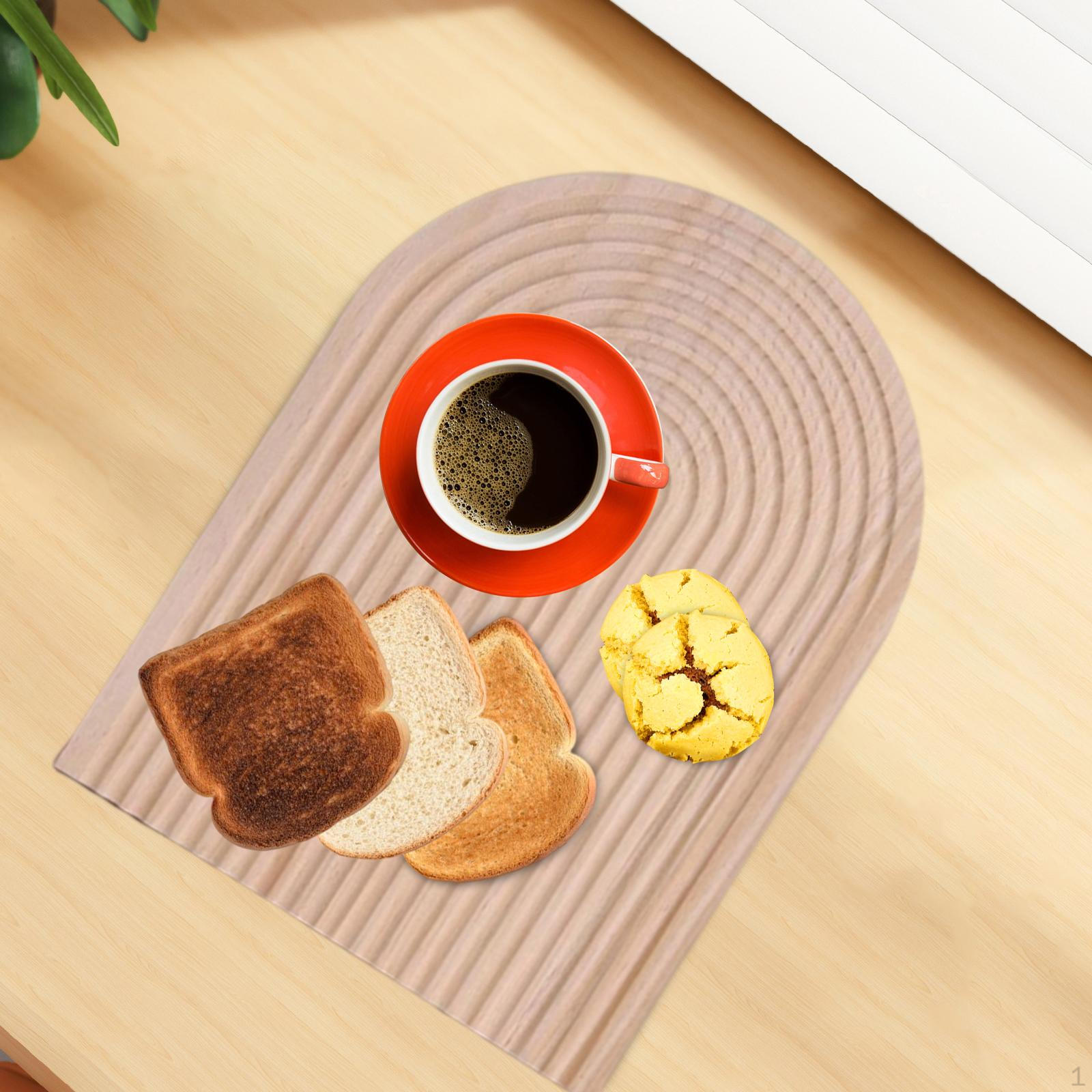 

Разделочная доска Декор Поднос для сервировки Деревянная резка для приготовления еды на кухне и бежевый