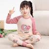 Set Pigiama per Bambine da 2 a 3 4 5 6 7 8 9 10 11 12 13 14 Anni Cotone 100 Bambini Piccoli Pigiama Manica Lunga Carino Pigiama Gatto Rosa Pjs