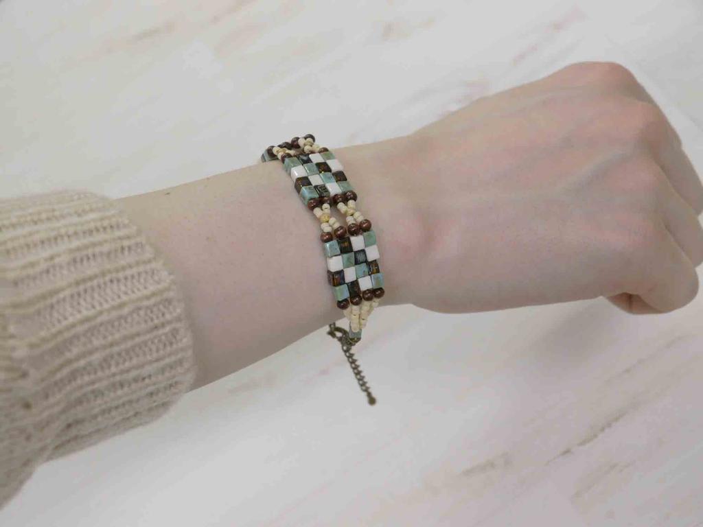 MIYUKI Bead Kit Picasso Mosaic Bracelet BFK-379