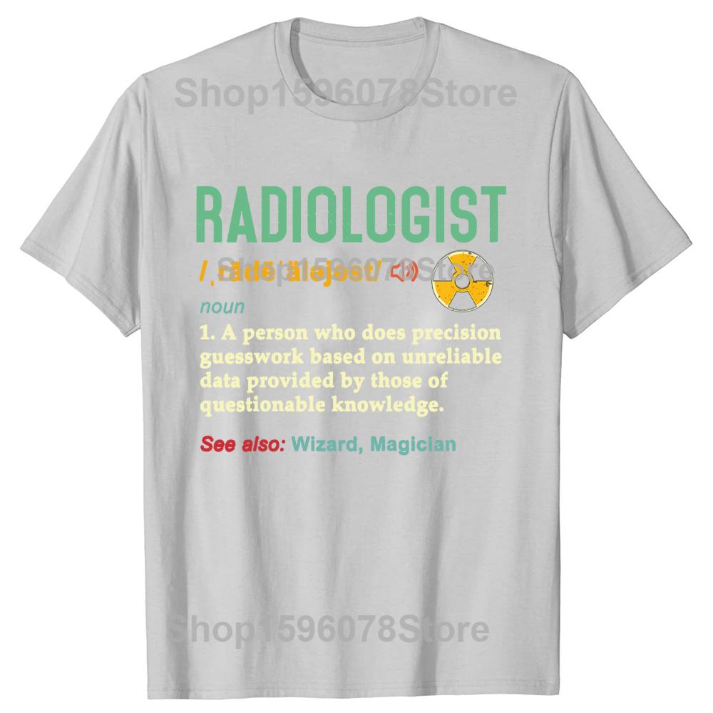 Novelty Radiology Tech Retro Definition Rad Technologist T Shirts Graphic Cotton Streetwear Short Sleeve Birthday Gifts Tshirt