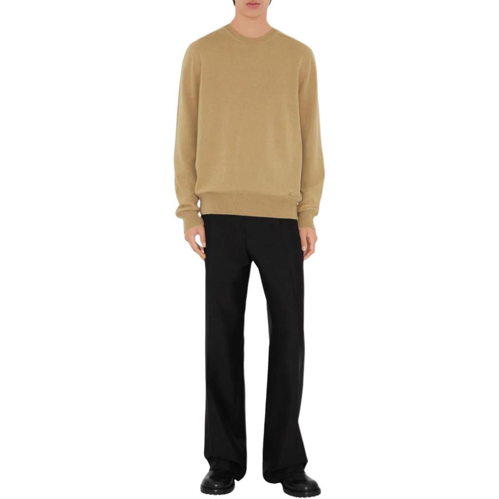 Burberry logo-embroidered cashmere jumper 80928011