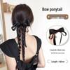 Women's Claw Clip Bow Ribbon Ponytail Braid – Elegant Curly Hair Updo Clip