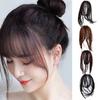 Synthetic Hair Neat Headwear Topper 3D Women Fake Hair Bangs Wig Fringe Front Wigs Air Bangs