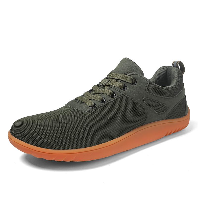 

Breathable Gym Fitness Shoes Wide Toe Cross-training Sports Shoes Light Knitted Sneakers Walking Flats 47 зелёный