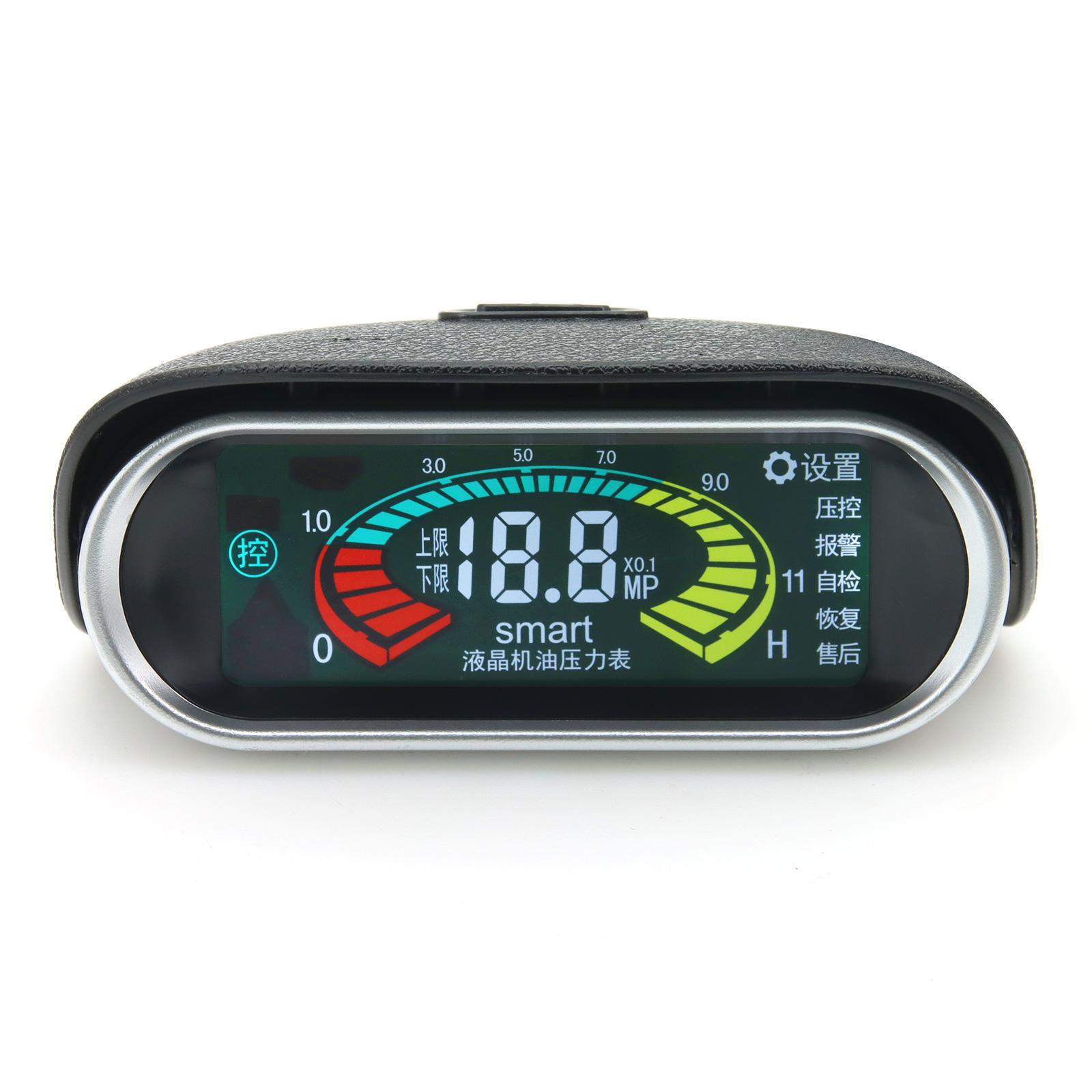Universal Car LCD Oil Pressure Gauge Digital Meter Oil Pressure Meter With 1/8NPT Sensor BG0010