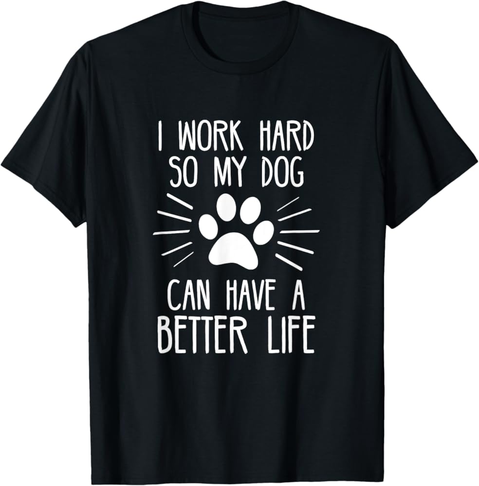 [Fun Cotton T-Shirt] Cotton Unisex T-Shirt | Fun Dog Cat Owner Emotional Support Black - Comfortable Casual Breathable Top S