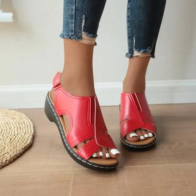 Dames antislip casual schoenen met dikke zool, dames sandalen met lage hak, zomers dames sleehak sandalen