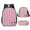 New Cartoon Super Moon Blade Three Piece Backpack Set for Primary and Secondary School Students