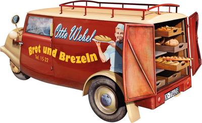 Miniart Tempo A400 Liefer Wagen Bakery Van Plastic Model MA38066 1/35