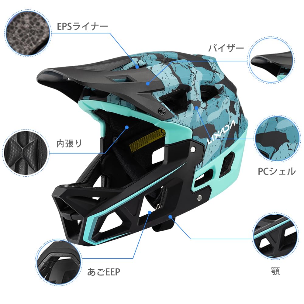 LIXADA Celotvářová Motocyklová Celotvářová MTB Motocyklová Celotvářová Motocyklová Helma Helma, Helma, Helma, Helma, Helma,