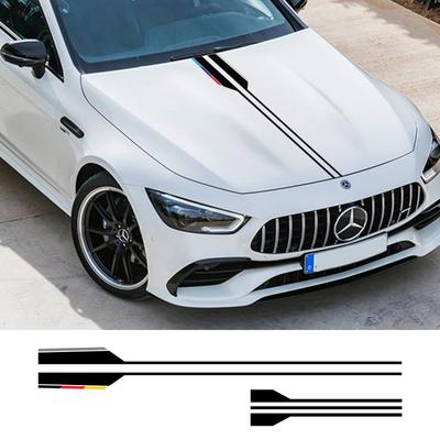 Pro Mercedes Benz W205 W204 W203 W212 Autopříslušenství Kryt Kapoty Auta Samolepka Vinylový Wrap Auto Sportovní Stylingové Samolepky Automobily