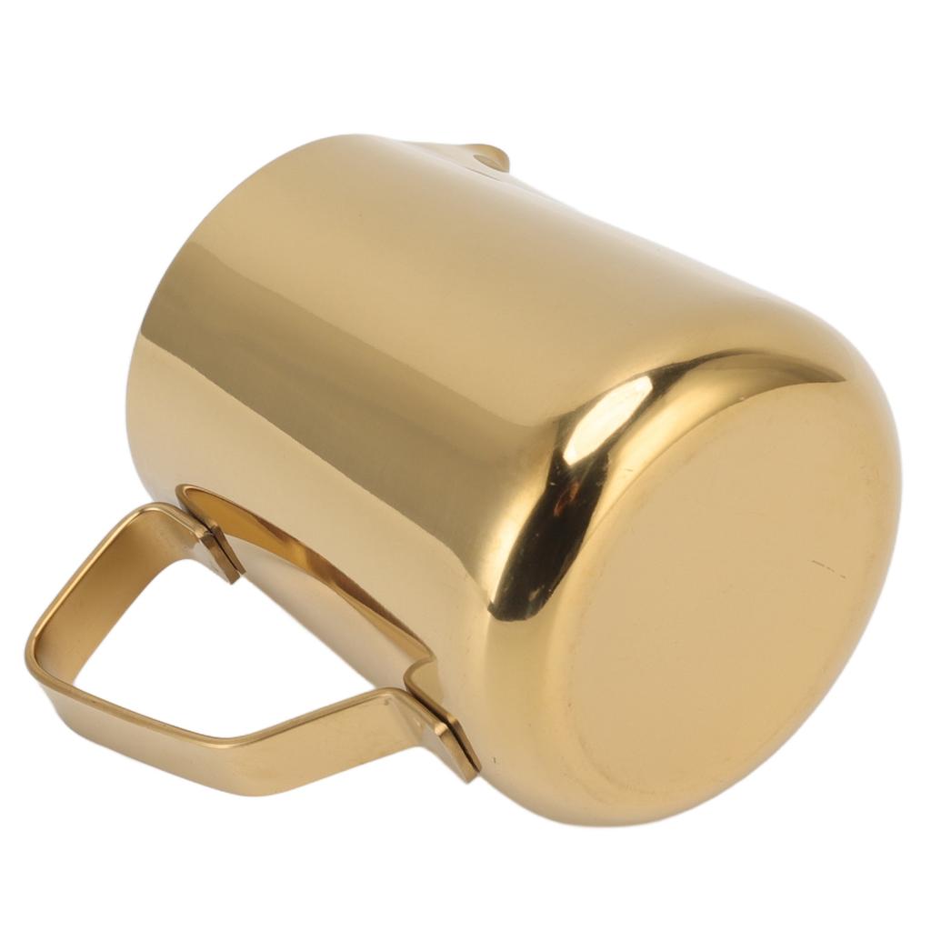 Milchaufschäumkännchen Edelstahl Milchkännchen Kaffeeaufschäumkännchen für Milch Teeladen Café 900ML