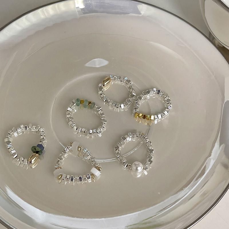 Chic Minimalist Copper Ring With Stunning Pearl Details For Fashionable Women 2022