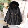 The new Pie Overcomes Women's Clothing Detachable Liner One Clothes Three Wear Medium and Long Winter Jacket Large Sweater Collar Cotton-Padded Jacket