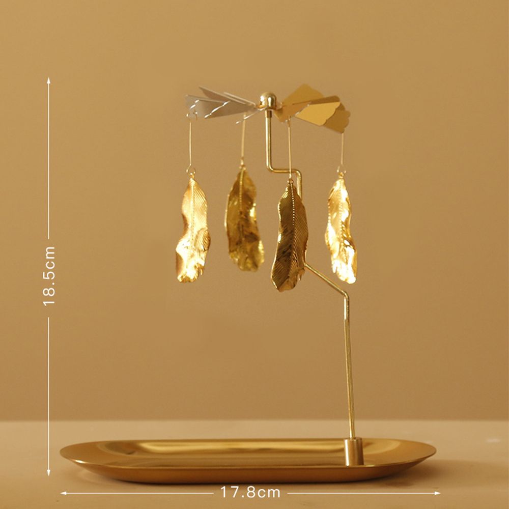 Металлический домашний декор, свадебная вечеринка, вращающийся подсвечник, подсвечник