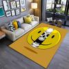 Tappeto Teschio Faccia Sorridente Creativo Divertente per Soggiorno Camera da Letto Corridoio Alfombra Antiscivolo Tappeto Divano Zerbino Decorazione Casa Tapete