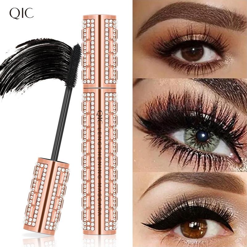 QIC Star Diamond Mascara Elongated Thick Curled Non-smudging Makeup Eyelash Primer