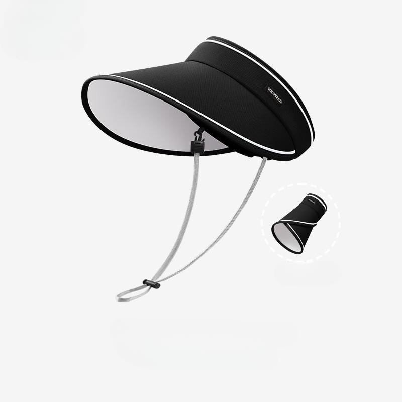 Women Outdoor Summer Visor Hat UV Resistant Large Brim Adjustable Foldable Sun Proof Tennis Cap Golf Hats