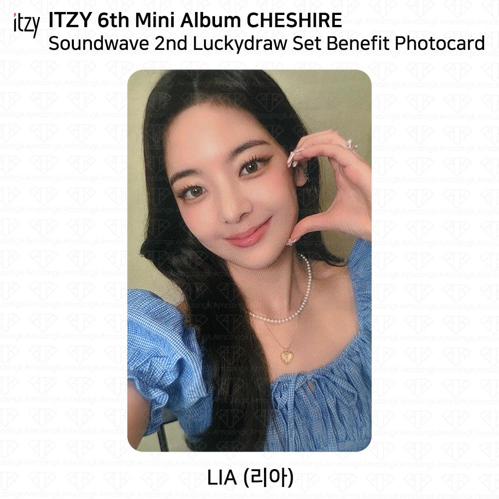 ITZY 6th Mini Album Cheshire Soundwave 2nd Lucky Draw Photocard Benefit Ver.