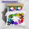 3pcs Sprunki8 pattern bedding set duvet cover set includes duvet cover &pillowcases, perfect all season bedroom decoration & gift