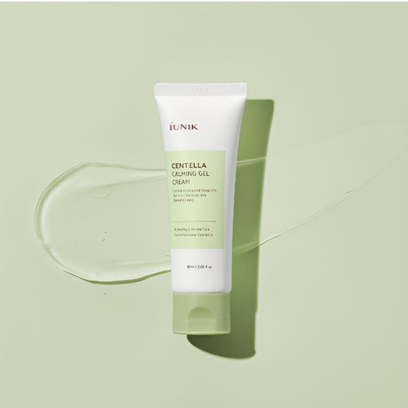 IUNIK Centella Calming Gel Cream – 60ml Lightweight Soothing Gel Moisturizer for Sensitive & Oily Skin