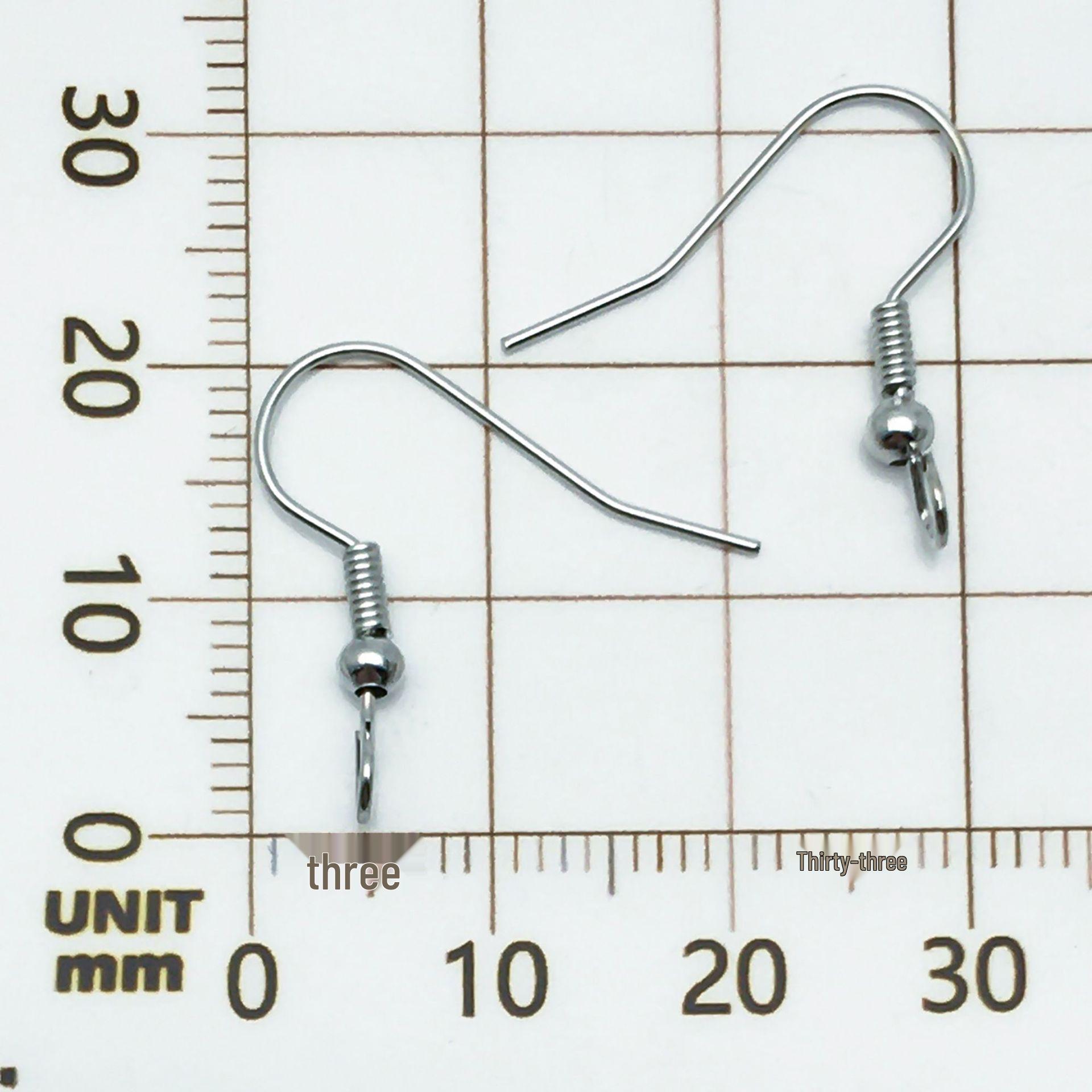 Комплект украшений для сережек-крючков ручной работы из серебра 925 пробы