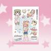 Adorable Shibuya Diary Stickers: Japanese-Inspired DIY Creative Korean Guka Planner