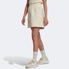 Adidas Originals Trefoil SS22 Solid Color Elastic Waist Sport Skirt Women Bottoms Beige HL9303