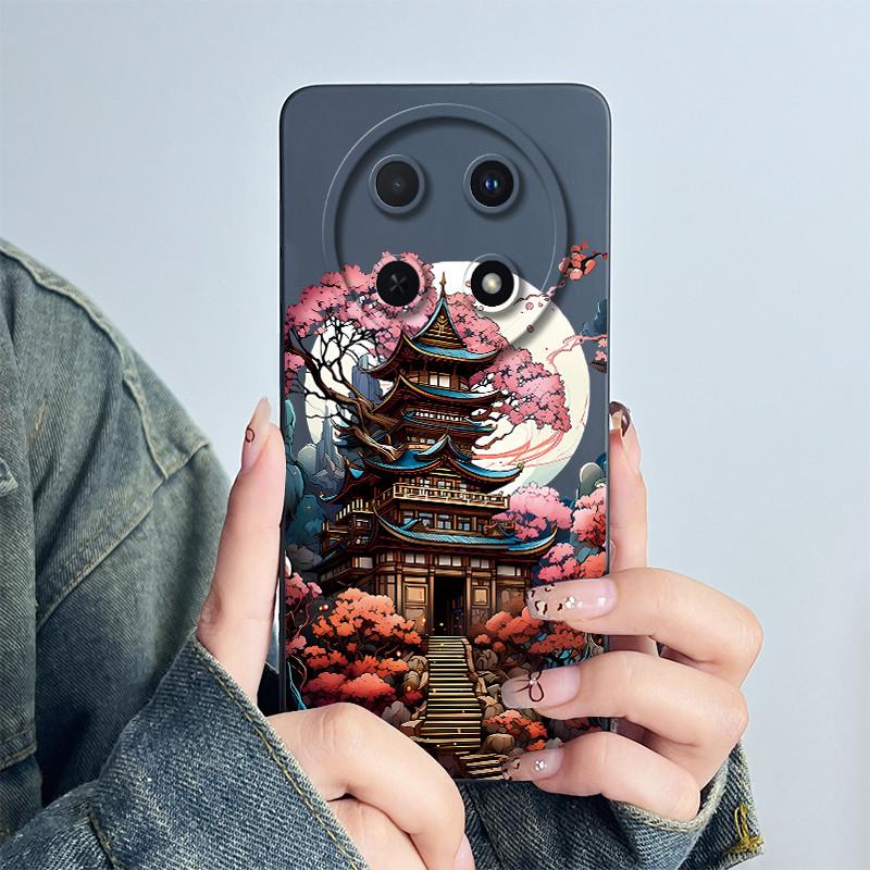 Für Huawei Nova 12i 4G Handyhülle Abdeckung Weiches Silikon Süß Bemalte Schale Cartoon Funda Süß Bedruckte Schutzhülle Coque