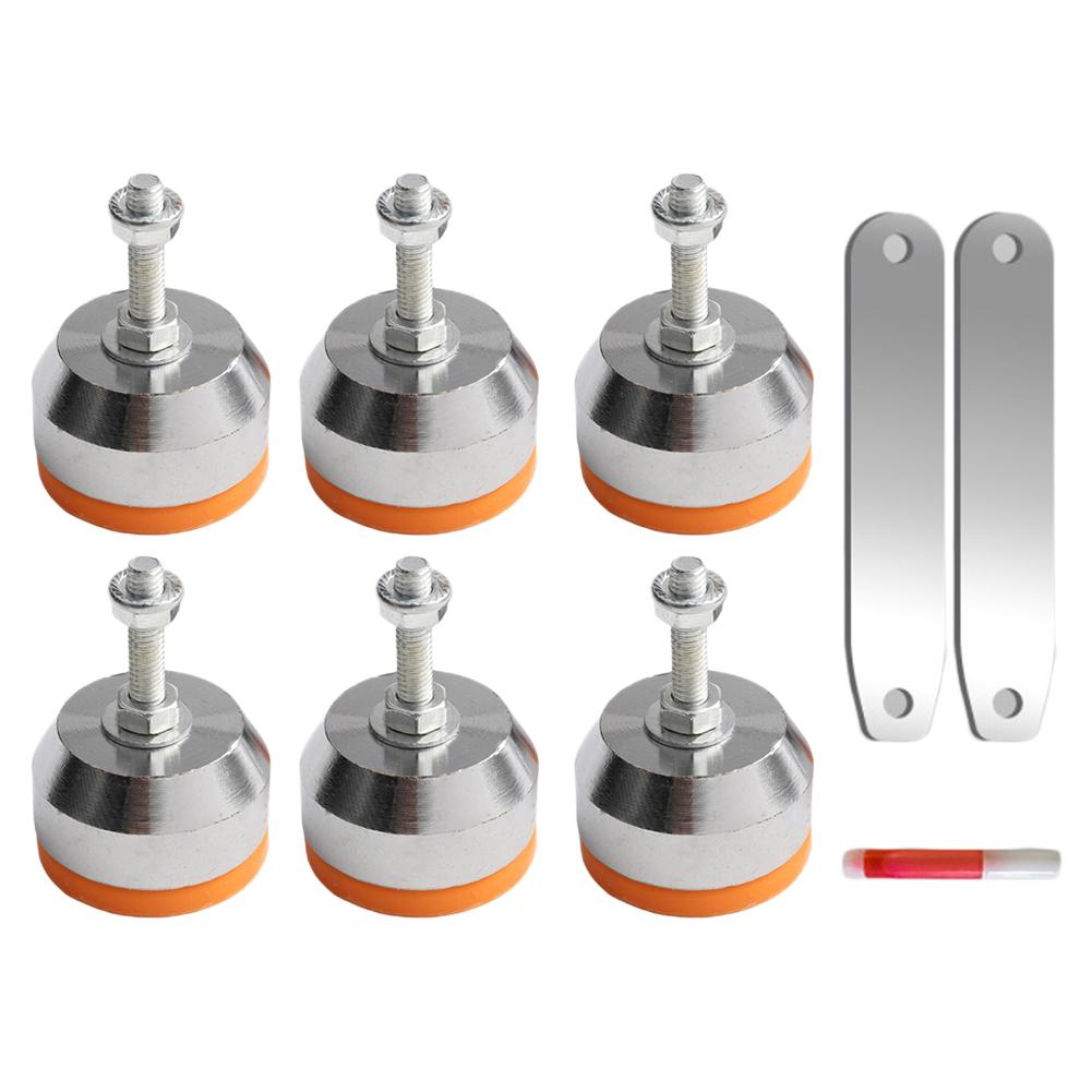6pcs Cutting Machine Base Rubber Foot Pad Anti Slip Shock-absorbing Fixed Protective Granular Ball Cutting Machine Foot Pads