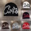 Cap Acrylic Knit Letter Pattern Men Women Sports Casual Wear Decoration Supplies