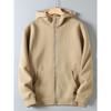 Original Export Designer Line Heavyweight Couple's Style Autumn Unisex High-End Basic Versatile Cardigan Sweatshirt Jacket