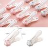 12 Stück Niedliche Katzenpfoten-Wäscheklammern Winddichte Wäscheklammern Haushalts-Handtuch-Unterwäsche-Socken-Aufhängklammern Kawaii Snacks Verschlussclip