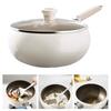 Comfortable Non-Stick Frying Pan with Ergonomic Handle, Cookware Lid, for Breakfast