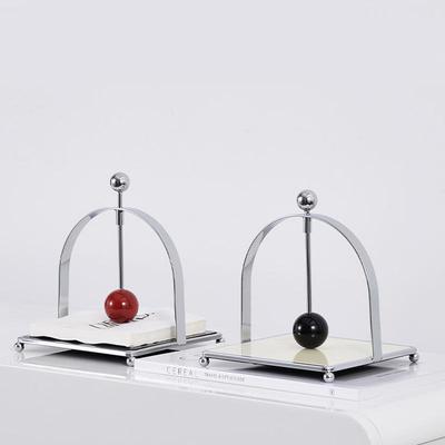 Wrought Iron Crystal Ball Napkin Holder Guest Hand Towel Tray Restaurant Tissue Holder Decorative Ornaments Tissue Storage Box
