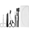 Professionelles 4/6-teiliges Edelstahl-Augenbrauen-Haarentfernungs-Pinzetten-Set Wimpernzange & Augenbrauenpinzette Spitze Make-up-Werkzeuge-Kit
