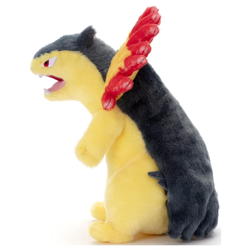 Takara Tomy Arts Pokémon I Choose You! Plush Toy, Typhlosion, Approx. 26cm Wide